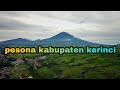 Kabupaten kerinci 2020 (Drone View) perbandingan infrastruktur dan skyline