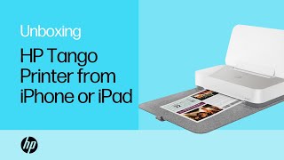 Unbox \u0026 Set Up the HP Tango Printer from an iPhone or iPad | HP Tango Printer | HP Support