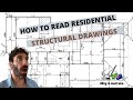 How to read residential structural drawings