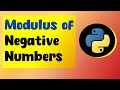 Python Modulus of Negative Numbers Explained (Optional) | ByteAdmin