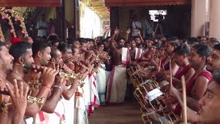 ധ്രുവം മേളം DHRUVAM MELAM - ശീവേലി SEEVELI ആനപ്പൂരം - തൃപ്രയാർ ഏകാദശി THRIPRAYAR EKADASHI 2017