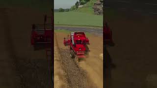 Harvesting a small field | #shorts #farmingsimulator #farmingsimulator25 #ff2025 #ffshorts