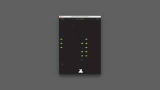 Preview of Space Invaders Game in Java (without game engine)