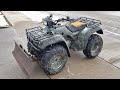 Plowing ATV Left For Dead. Can It be Fixed? (CRAZY TRANSFORMATION)