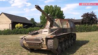 German self-propelled gun SdKfz 124 