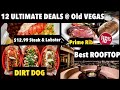 12 ULTIMATE EATS & HAPPY HOUR @ OLD VEGAS FREMONT #vegas #oldlasvegas #vegaseats