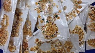 అదిరిపోయే రామ్ పరివార్ హారాలు  New Trending Ramaprivar Necklace Sets Priyanka Kollections 7995074347