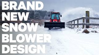 DRIVE OVER THE SNOW BEFORE BLOWING IT AWAY WITH A PULL-TYPE SNOWBLOWER ❄️☃️🌨️