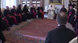 Pope Francis meets with bishops from Hungary