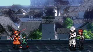 Deku S3 \u0026 Tokisaki Kurumi VS Gojo Shinjuku \u0026 Makima in Jump Force Mugen