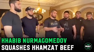 Khabib Nurmagomedov meets with Khamzat Chimaev: “We are tired of this nonsense”