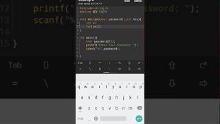 How to Encrypt Your Password || c language #ccode #python