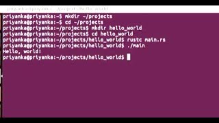 TUTORIAL 3 THE SAMPLE HELLO WORLD PROGRAM #rustlang #rusthowto