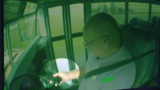 Video shows school bus driver texting