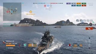 World of Warships: Legends Double strike with  ZIETEN