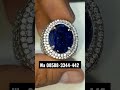 Vivid Royal Blue Shappire..10 Crt..Ring Silver MicroSetting #gemstone #sapphire #rubyrebus #rareitem