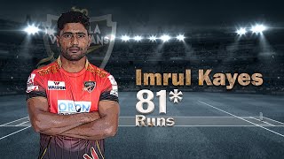 Imrul Kayes's 81 Runs Against Chattogram Challengers | 18th Match | Season 8 |  BBPL 2022