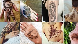 Heena Mehndi Tattoo Design || Mehndi Tattoos || Cute Tattoos For Girls || Mehandi Design || #Tattoo