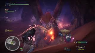 [MHW]炎王龍 2分25秒 、把炎王喵壓在地上打XDD