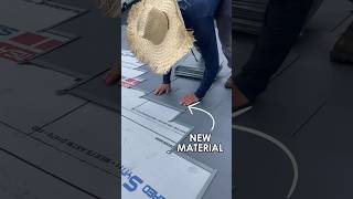 GENIUS new roofing material! #shorts #diy #handyman #construction