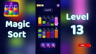Magic Sort Level 13 Walkthrough 🎩✨ | Go Answer