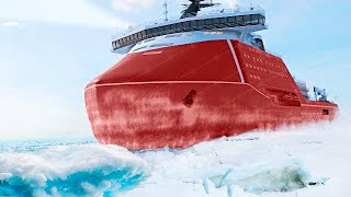 Life Inside World’s Largest 75.000 h.p. Icebreaker in Middle of the Arctic