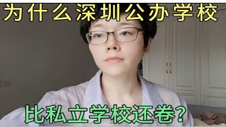 为什么深圳公办学校，比私立学校还要卷？