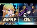 GBVSR:🔥Waffle (Charlotta) Vs Kiwi (Yuel)🔥| High Level Gameplay.