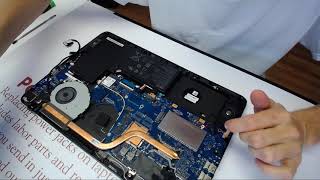 Asus Q524u q534u laptop disassembly charge port repair how to fix power jack guide