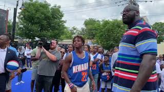 Newark Native, NBA Legend Shaquille O'Neal Dedicates a New Basketball Court in His Hometown