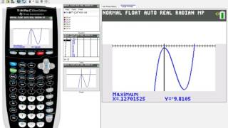 Finding Local Maxima and Local Minima on the TI 84
