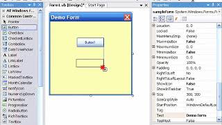 VB ( Visual basic ) 2008 : Saving & Executing Projects - Basic Form Properties