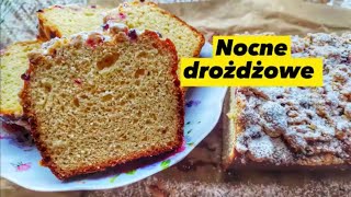 Najprostsze ciasto drożdżowe bez wyrabiania - Nocne drożdżowe.