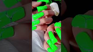 Step into the spotlight with short nails in bright neon colors. || Nail art | nail Design