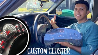 NEW CLUSTER | Stainless Steel w/ Red & White LED’s