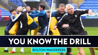 Jimmy Bullard gets SMASHED with tackle bags! | You Know The Drill | Bolton Wanderers