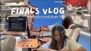FINALS VLOG 📝 studying in London, year 1 uni exams, productive days at the library