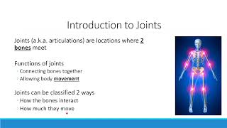 Chapter 8 - Joints