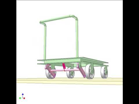 Parking brake for trolley Parking brake for trolley