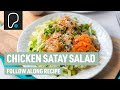 PureGym Recipes | Chicken Satay Salad