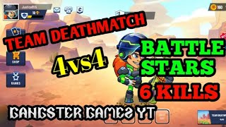 TEAM DEATH MATCH || VICTORY WITH 6 KILLS ||   BATTLE STARS || GANGSTER GAMEZ YT || #battleroyale
