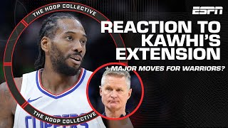 Reaction to Kawhi's extension + Time for major moves for Warriors? | The Hoop Collective