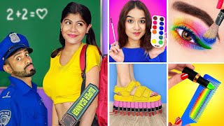 School এ Makeup লুকিয়ে নিয়ে যাওয়ার দারুন মজাদার ও আজব কিছু উপায় | Sneak Makeup Into Class