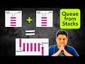 Implement Queue using Stacks: 232 - google interview question