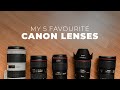 My 5 Favourite Canon EF Lenses (with photo examples)