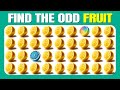 Find The Odd One Out - Fruit Edition| 30 Levels Quiz | Quizzer Odin