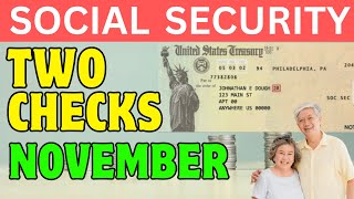 TWO PAYMENTS - Social Security Checks SSI in November 2024 | December Early Check Explained