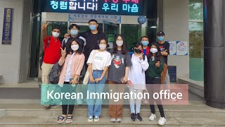 International students at Immigration Department | Korea | आप्रवासन विभाग में अंतर्राष्ट्रीय छात्र