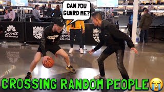 Crossing Random People at a NBA GAME!