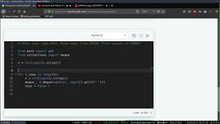 Piling Up! Collections challenge | Hackerrank Python